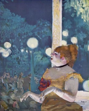 le café concert la chanson du chien 1877 Edgar Degas Peinture à l'huile